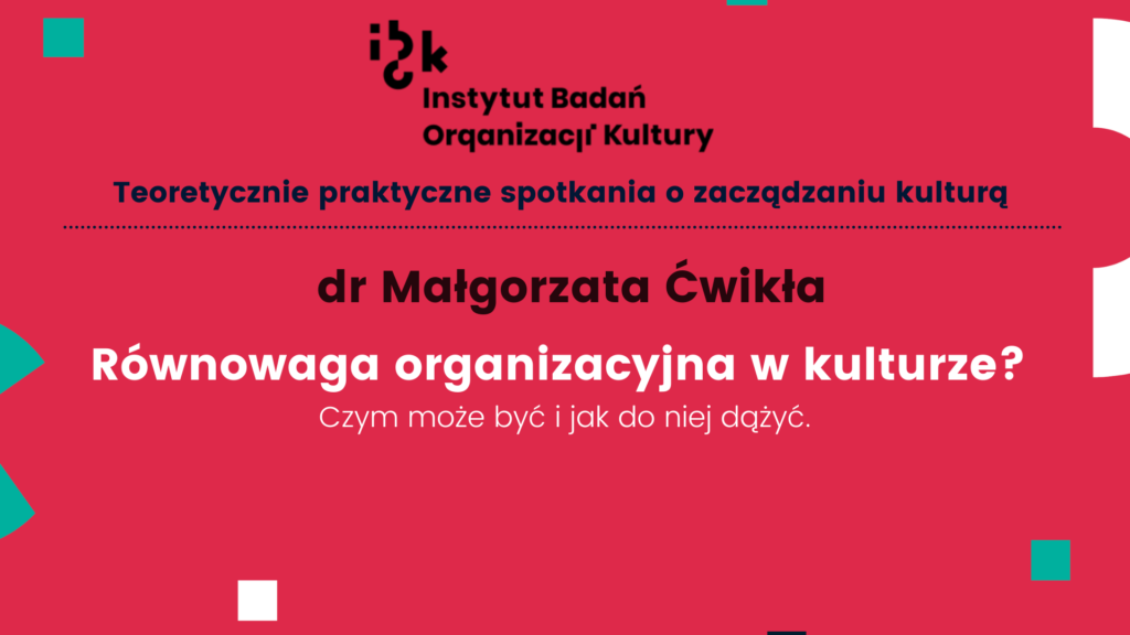 Równowaga organizacyjna w kulturze