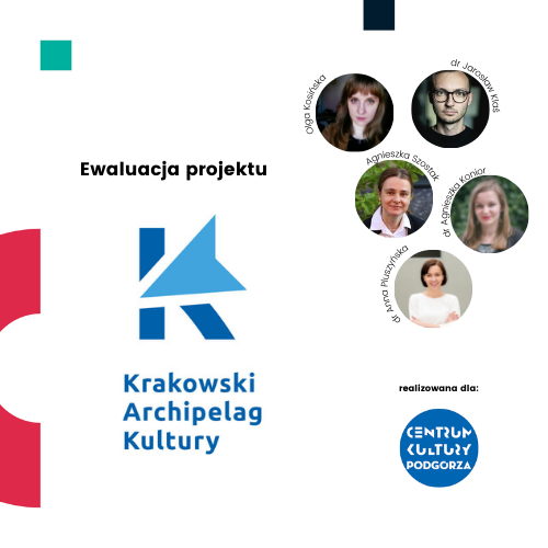 Ewaluacja projektu "Krakowski Archipelag Kultury" na zlecenie Centrum Kultury Podgórza