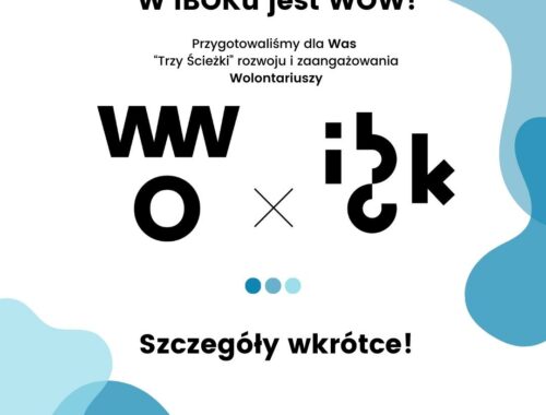 W IBOKu jest WOW! Przygotowaliśmy dla Was "Trzy Ścieżki" rozwoju i zaangażowania wolontariuszy. Szczegóły wkrótce!