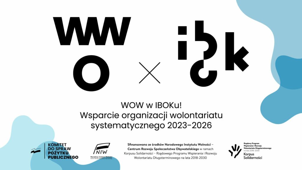 WOW w IBOK! Wsparcie organizacji wolontariatu systematycznego 2023-2026