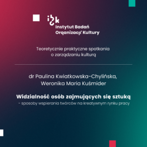 Widzialność osób zajmujących się sztuką