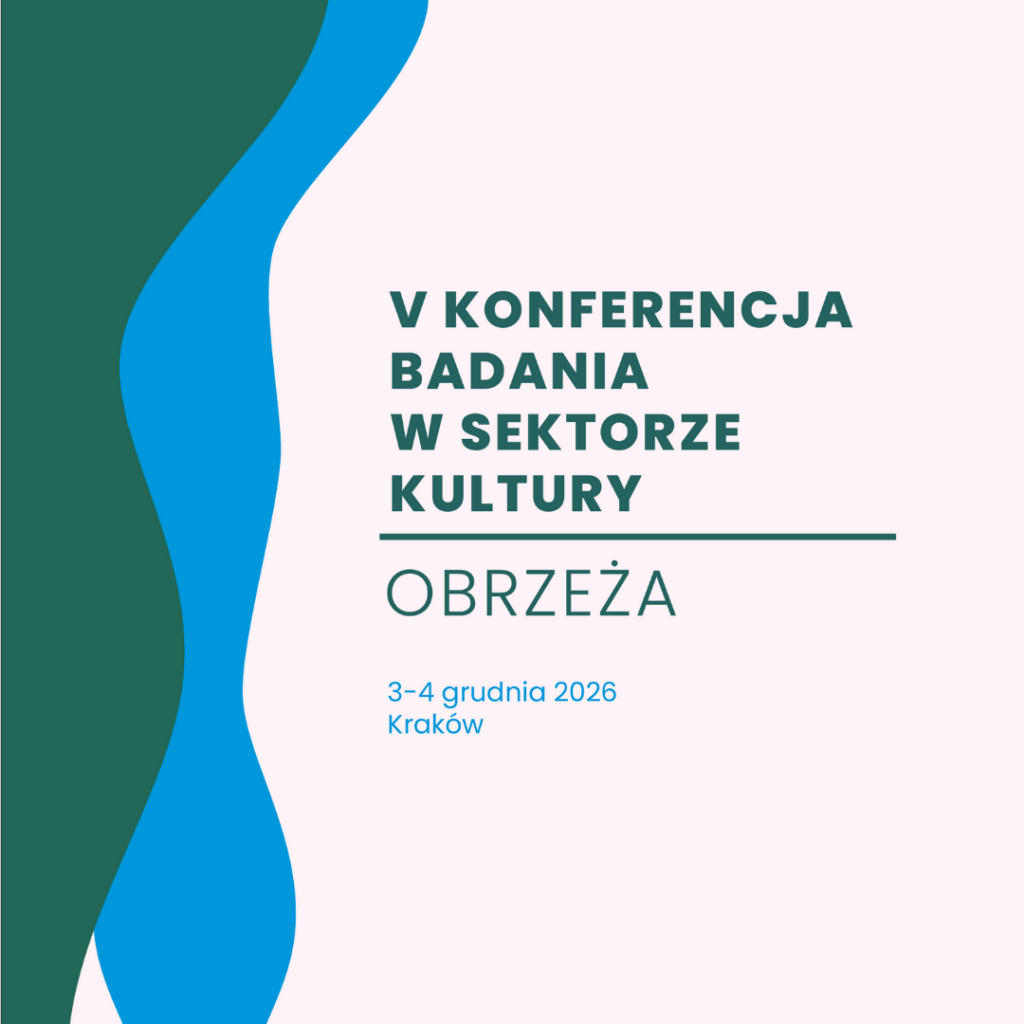 Badania w sektorze kultury. Obrzeża 2026